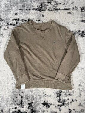 Vintage Polo Ralph Lauren Olive Waffle Lined Crewneck